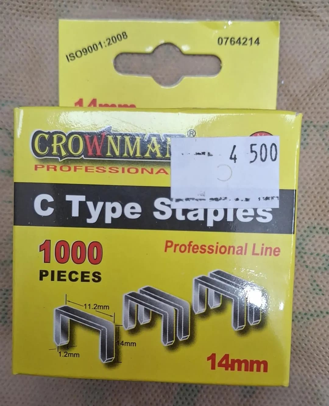 Gancho Grapadora 14mm X 1000 Pz