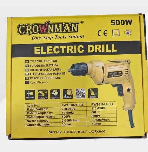 Taladro Electrico 500W